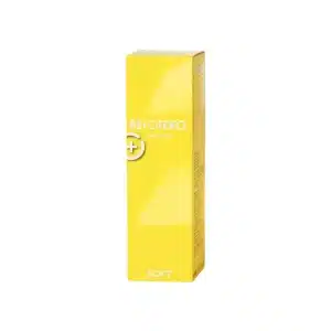A yellow rectangular box labeled "BELOTERO® SOFT with Lidocaine" stands upright against a white background, featuring white text and a plus symbol on the front.