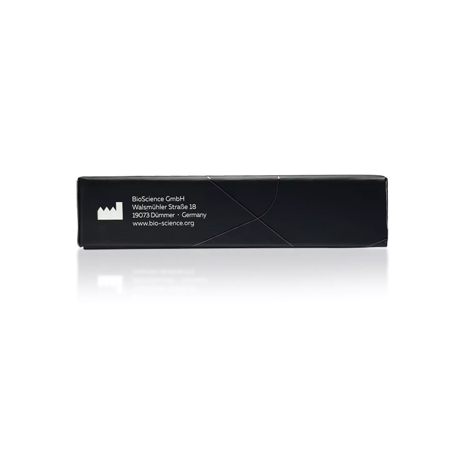 A black rectangular box with white text reads: "HYACORP LIPS® BioScience GmbH Wollmarktstraße 18