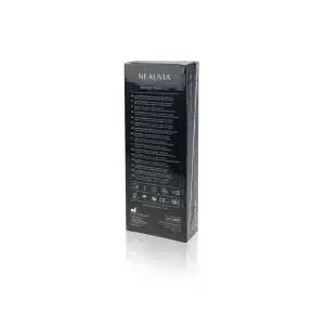 A black rectangular box with the brand name 'NEAUVIA™ ORGANIC INTENSE MAN' at the top and 'Intense Man' below it. The packaging has several lines of white text and icons indicating product information and certifications. The box stands on one end against a white background.