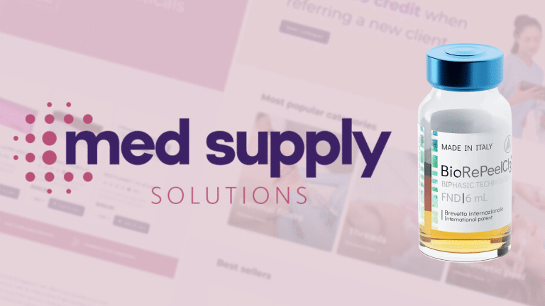 Med Supply Solutions offers genuine BioRePeel chemical peel treatment products in their store.