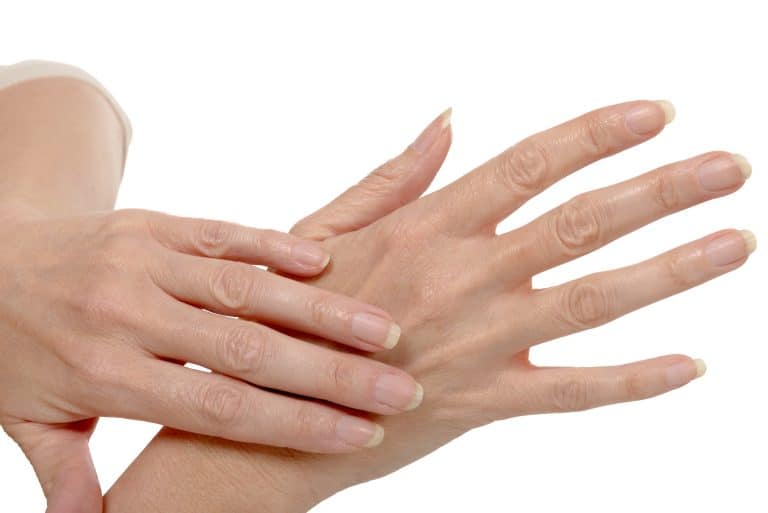 wrinkled hands