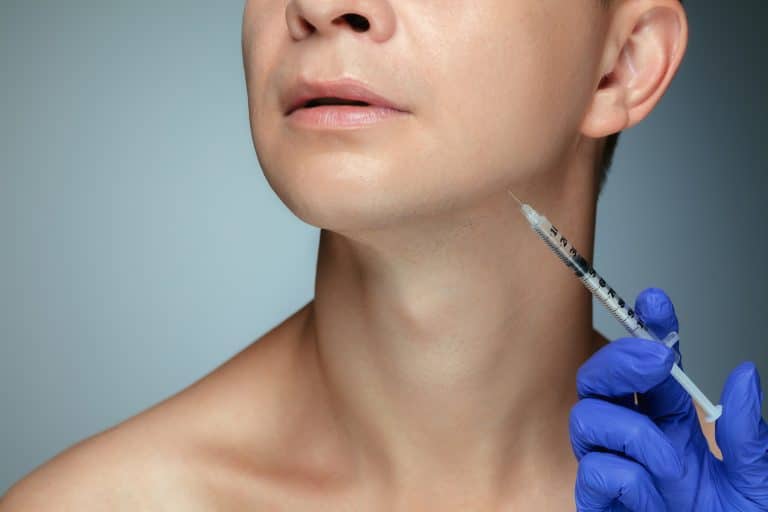 injection in the neck