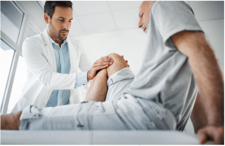checking the knee