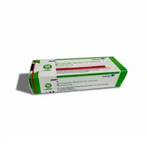 A box of PROLIA® (Denosumab Solution for Injection, 60 mg) by Dr. Reddy’s Laboratories, mainly white with green accents and a red label, displayed on a white background.