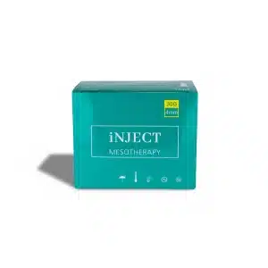 A teal box labeled "BIOMEDICO 30G - 4mm" with a yellow "30G 4mm" sticker on the top right, set on a white background with a visible left-side shadow.